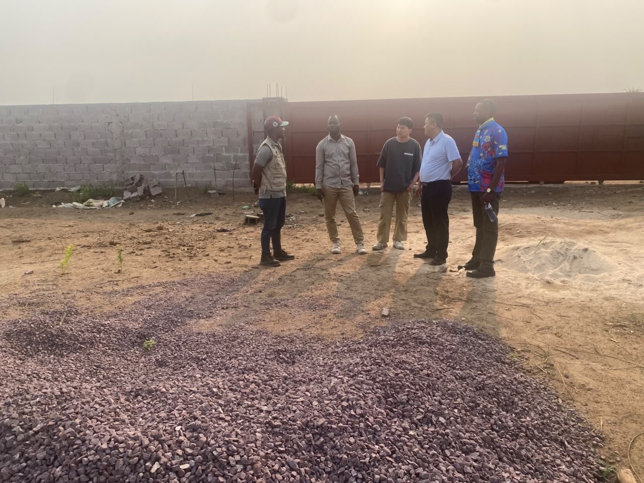 CILU visite le site du projet industriel de CEGEAU SARL et BRINSELE