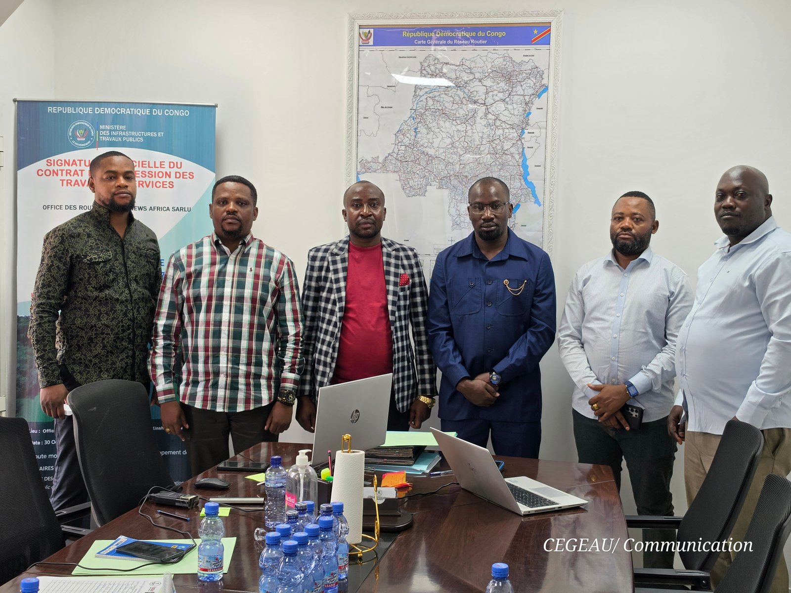 Uvira : CEGEAU SARL & Partenaires échangent avec un délégué de l’Ambassade d’Ouganda en RDC