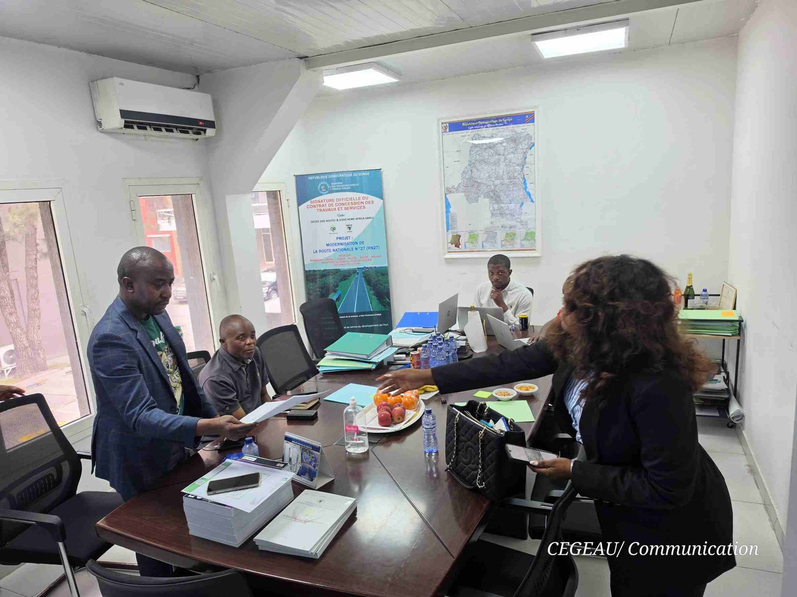 CEGEAU SARL reçoit une délégation d’EquityBCDC dans le cadre d’une mission d’inspection et d’évaluation