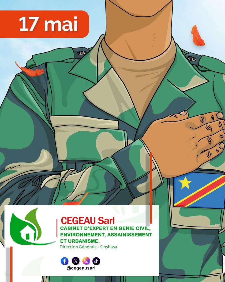 CEGEAU Sarl souhaite une bonne journée du 17 mai à toutes et à tous